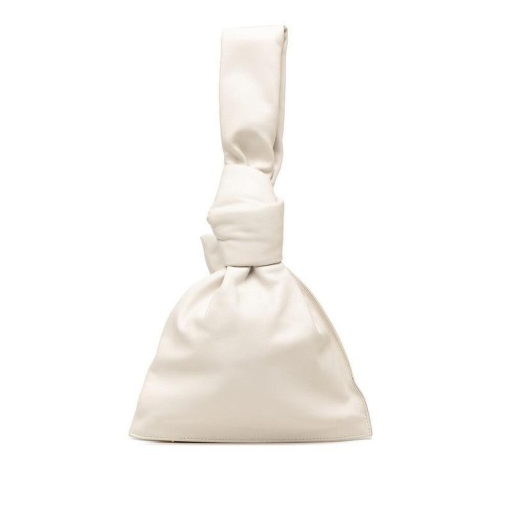 Bottega Veneta The Twist Mini Leather Handbag White